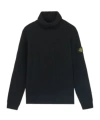 Stone Island Compass Badge Sweater In Black