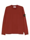 Stone Island Compass-badge Sweater In Brown