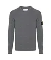 Stone Island Compass-badge Sweater In Gray