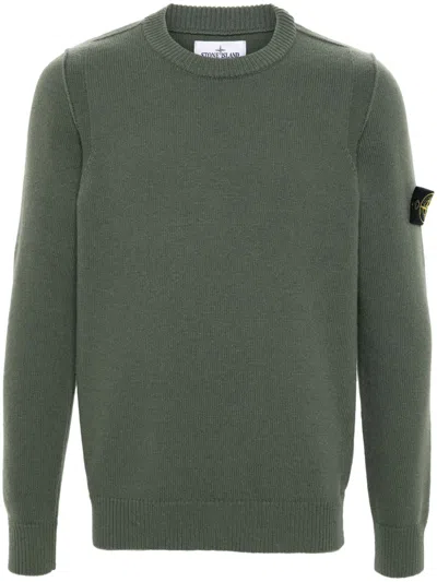 STONE ISLAND COMPASS-BADGE SWEATER