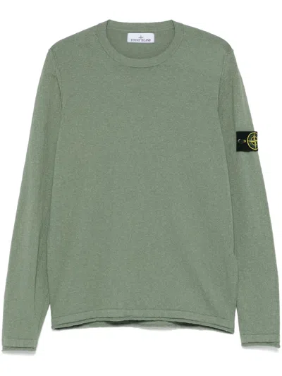 STONE ISLAND COMPASS-BADGE SWEATER