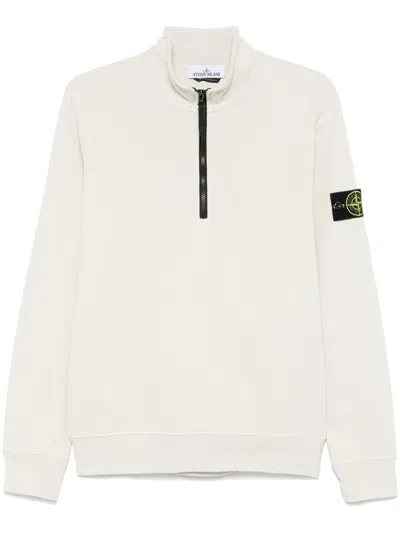 Stone Island Compass-badge Sweater In Neutrals