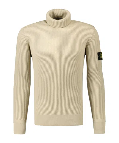 Stone Island Compass-badge Sweater In White