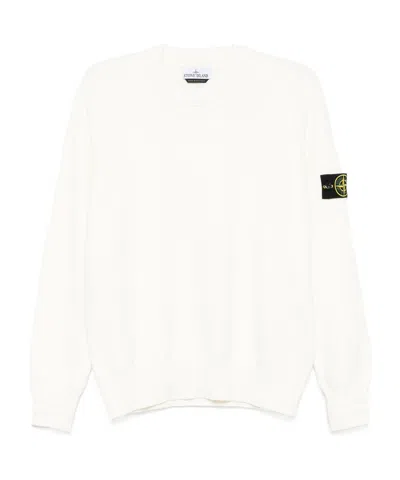 STONE ISLAND STONE ISLAND LOGO PATCH CREWNECK JUMPER