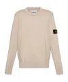Stone Island Organic Cotton Sweater In White