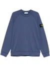 Stone Island Compass Badge Sweatshirt In 蓝色