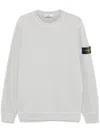 Stone Island Compass Badge Sweatshirt In Gray