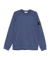 Stone Island Compass Badge Sweatshirt In Blue