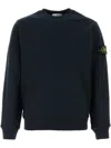 Stone Island Certified Virgin Wool Sweater In Black