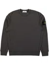 Stone Island Compass-badge Sweatshirt In Grau