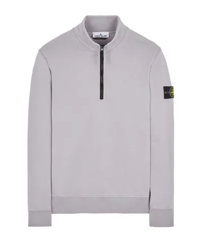 Stone Island Compass-badge Sweatshirt In Gray