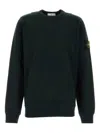 Stone Island Midnight Blue Cotton Sweatshirt In Green