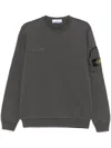 Stone Island Compass-badge Sweatshirt In Grey