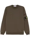 Stone Island Sweatshirt Mit Kompass-patch In Grün