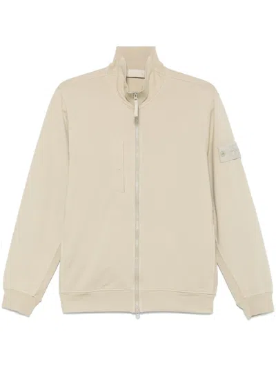 Stone Island Compass-badge Sweatshirt In Neutrals