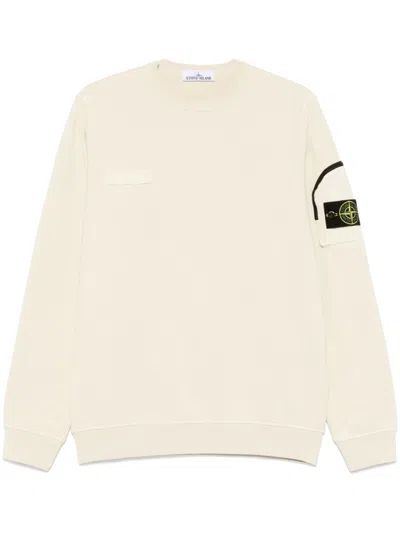 STONE ISLAND COMPASS-BADGE SWEATSHIRT - MEN'S - COTTON