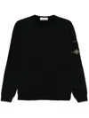 Stone Island Sweatshirt Mit Kompass-patch In Schwarz