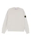 Stone Island Compass-badge Sweatshirt In White