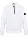 Stone Island Compass-badge Sweatshirt In White
