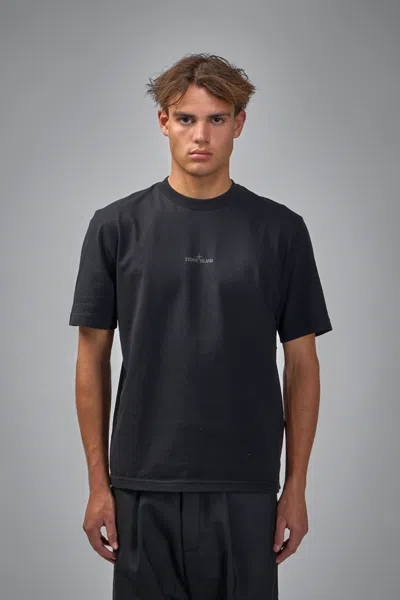 Stone Island Compass Badge T-shirt In Black