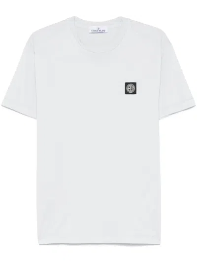Stone Island Compass-badge T-shirt In Blue