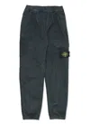 Stone Island Compass-badge Corduroy Trousers In Verde