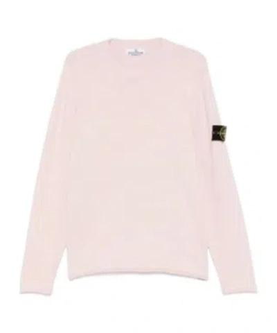 STONE ISLAND STONE ISLAND LOGO PATCH CREWNECK SWEATSHIRT
