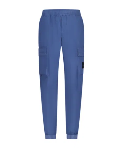 Stone Island Compass-badge Track Pants In Blue