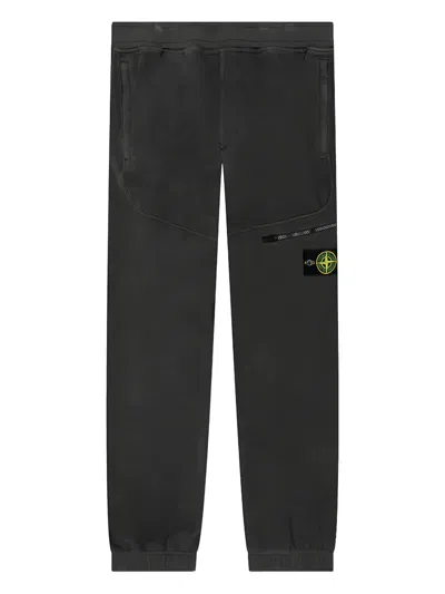 STONE ISLAND COMPASS-BADGE TRACK PANTS