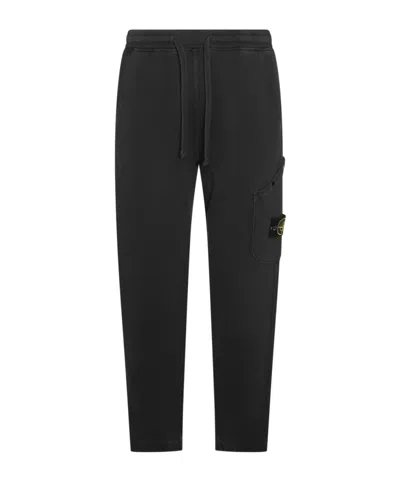 STONE ISLAND STONE ISLAND COMPASS-BADGE DRAWSTRING TRACK PANTS