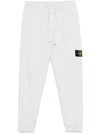 Stone Island Compass-badge Track Pants In Blue