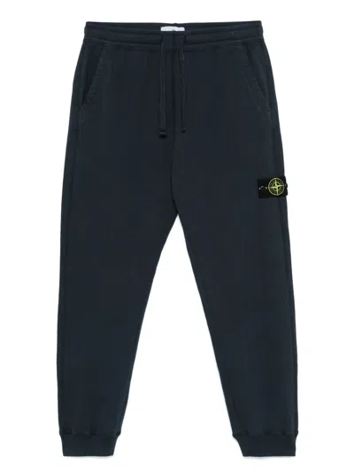 STONE ISLAND COMPASS-BADGE TRACK PANTS