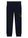 Stone Island Compass-badge Track Pants In Blue