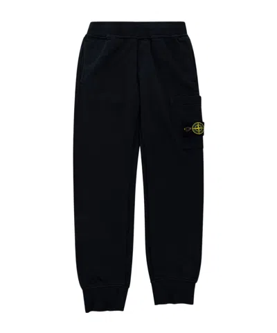 Stone Island Compass-badge Track Pants In Blue
