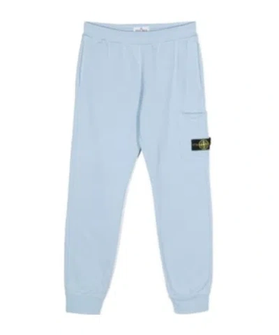 Stone Island Compass-badge Track Pants In Blue