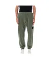 Stone Island Compass-badge Track Pants In Green