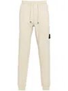 Stone Island Compass-patch Track Pants In Neutrals