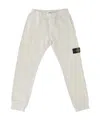 Stone Island Compass Badge Track Pants In White