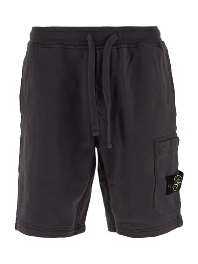 STONE ISLAND COMPASS-BADGE TRACK SHORTS