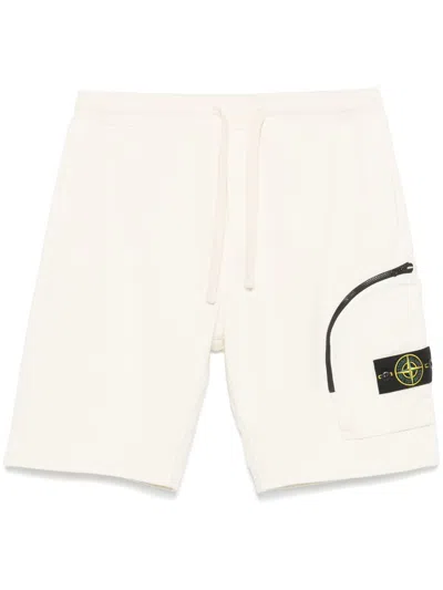 STONE ISLAND COMPASS-BADGE TRACK SHORTS
