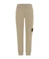 Stone Island Compass-badge Tracksuit Trousers In Nude
