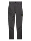 Stone Island Compass-badge Trousers In Gray