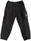 Stone Island Compass-badge Trousers In Black