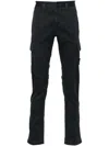 Stone Island Compass-badge Trousers In Black