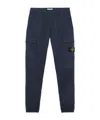 Stone Island Regular Tapered Fit Cargo Pants In Blue