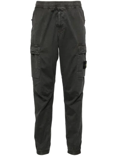 Stone Island Pantalon Cargo In Navy