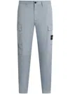 Stone Island Compass-badge Trousers In Grey