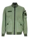 Stone Island 3l Tc Membrane Bomber Jacket In Green