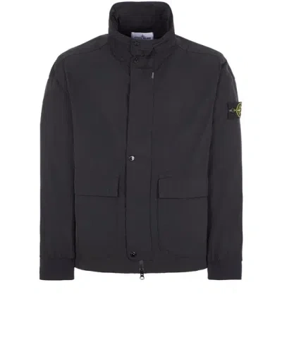 Stone Island Lightweight Jacket Black Polyester