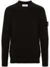 Stone Island Lambswool Crewneck Sweater In Brown